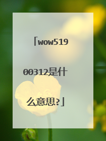 wow51900312是什么意思?