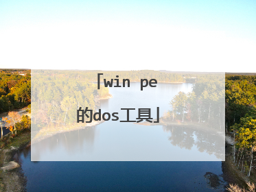 win pe的dos工具
