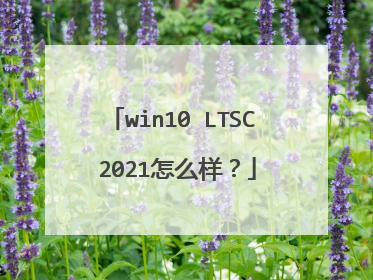 win10 LTSC 2021怎么样?