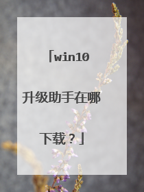 win10升级助手在哪下载?