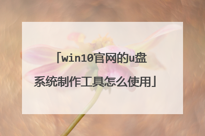win10官网的u盘系统制作工具怎么使用