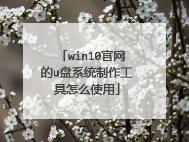 win10官网的u盘系统制作工具怎么使用
