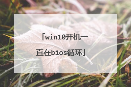 win10开机一直在bios循环