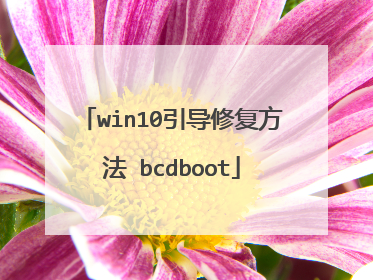win10引导修复方法 bcdboot
