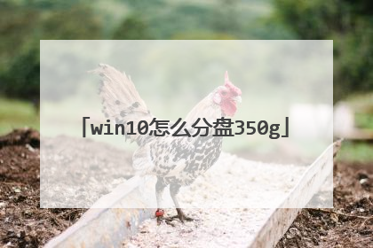 win10怎么分盘350g