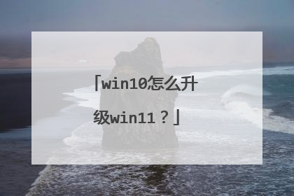 win10怎么升级win11?