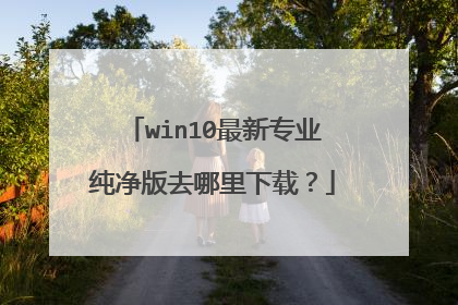 win10最新专业纯净版去哪里下载？