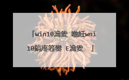 win10瀹夎�咃紝wni10鎬庝箞鐢≒E瀹夎��