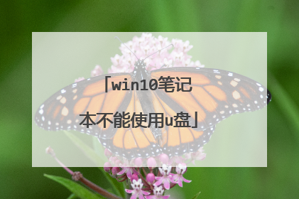 win10笔记本不能使用u盘