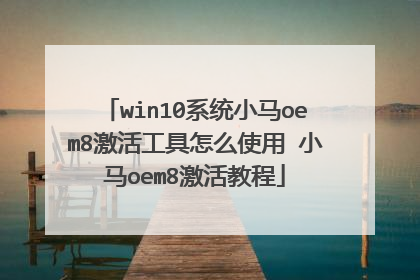 win10系统小马oem8激活工具怎么使用 小马oem8激活教程