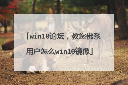 win10论坛,教您佛系用户怎么win10镜像