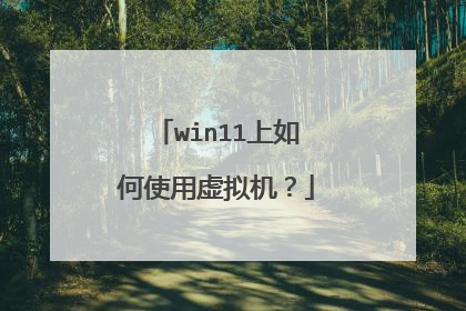 win11上如何使用虚拟机?