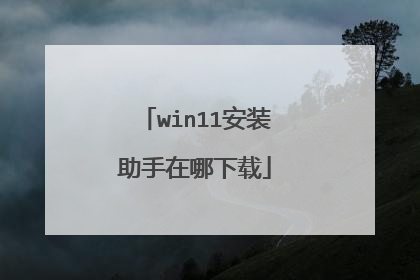 win11安装助手在哪下载