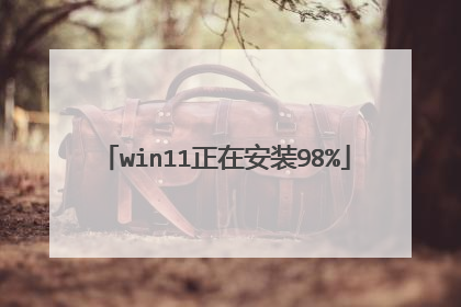 win11正在安装98%