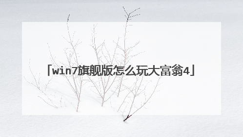 win7旗舰版怎么玩大富翁4