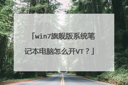 win7旗舰版系统笔记本电脑怎么开VT?