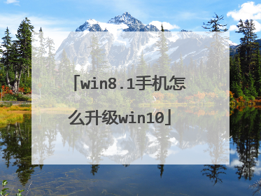 win8.1手机怎么升级win10