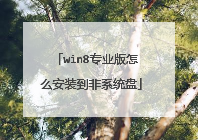 win8专业版怎么安装到非系统盘