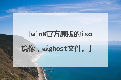 win8官方原版的iso镜像,或ghost文件。