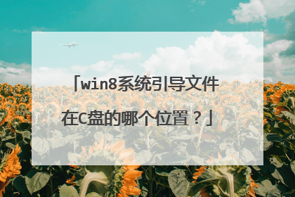 win8系统引导文件在C盘的哪个位置?