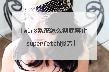 win8系统怎么彻底禁止superfetch服务