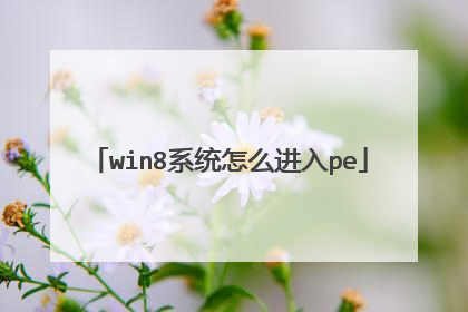 win8系统怎么进入pe