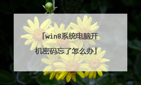 win8系统电脑开机密码忘了怎么办