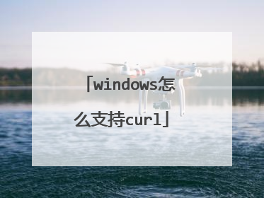 windows怎么支持curl