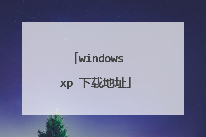 windows xp 下载地址