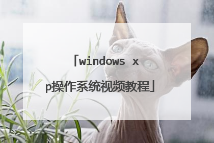 windows xp操作系统视频教程
