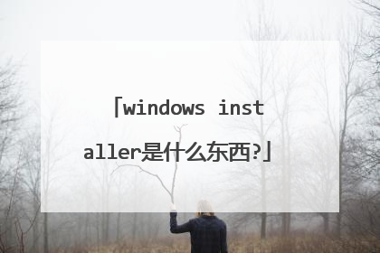 windows installer是什么东西?