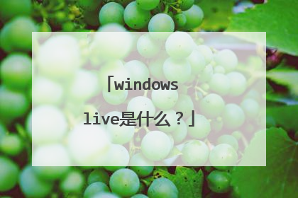 windows live是什么?