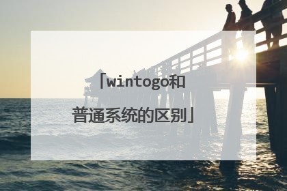 wintogo和普通系统的区别