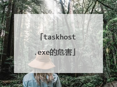 taskhost.exe的危害