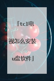 tcl电视怎么安装u盘软件