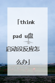 thinkpad u盘启动没反应怎么办
