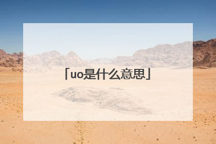 uo是什么意思