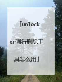 unlocker强行删除工具怎么用