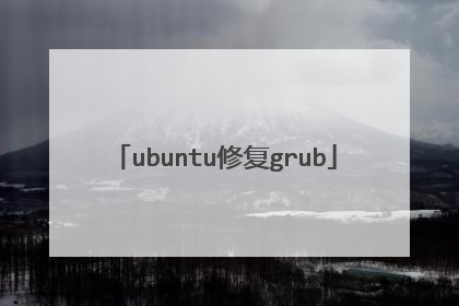 ubuntu修复grub