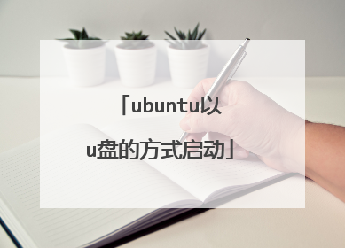 ubuntu以u盘的方式启动