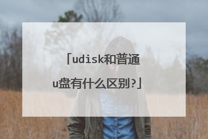 udisk和普通u盘有什么区别?