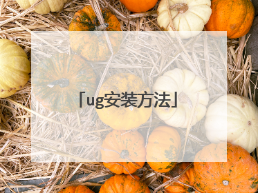 ug安装方法