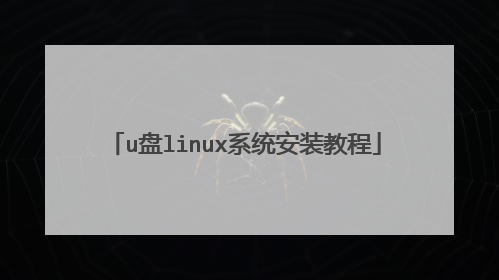 u盘linux系统安装教程