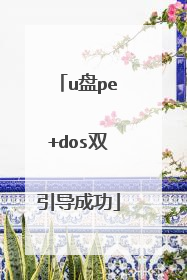 u盘pe+dos双引导成功