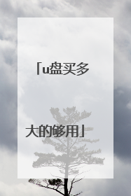 u盘买多大的够用