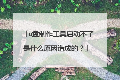 u盘制作工具启动不了是什么原因造成的?
