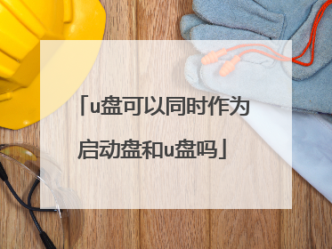 u盘可以同时作为启动盘和u盘吗