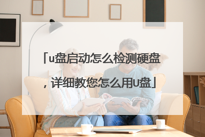 u盘启动怎么检测硬盘,详细教您怎么用U盘