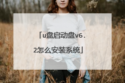 u盘启动盘v6.2怎么安装系统