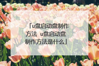 u盘启动盘制作方法 u盘启动盘制作方法是什么
